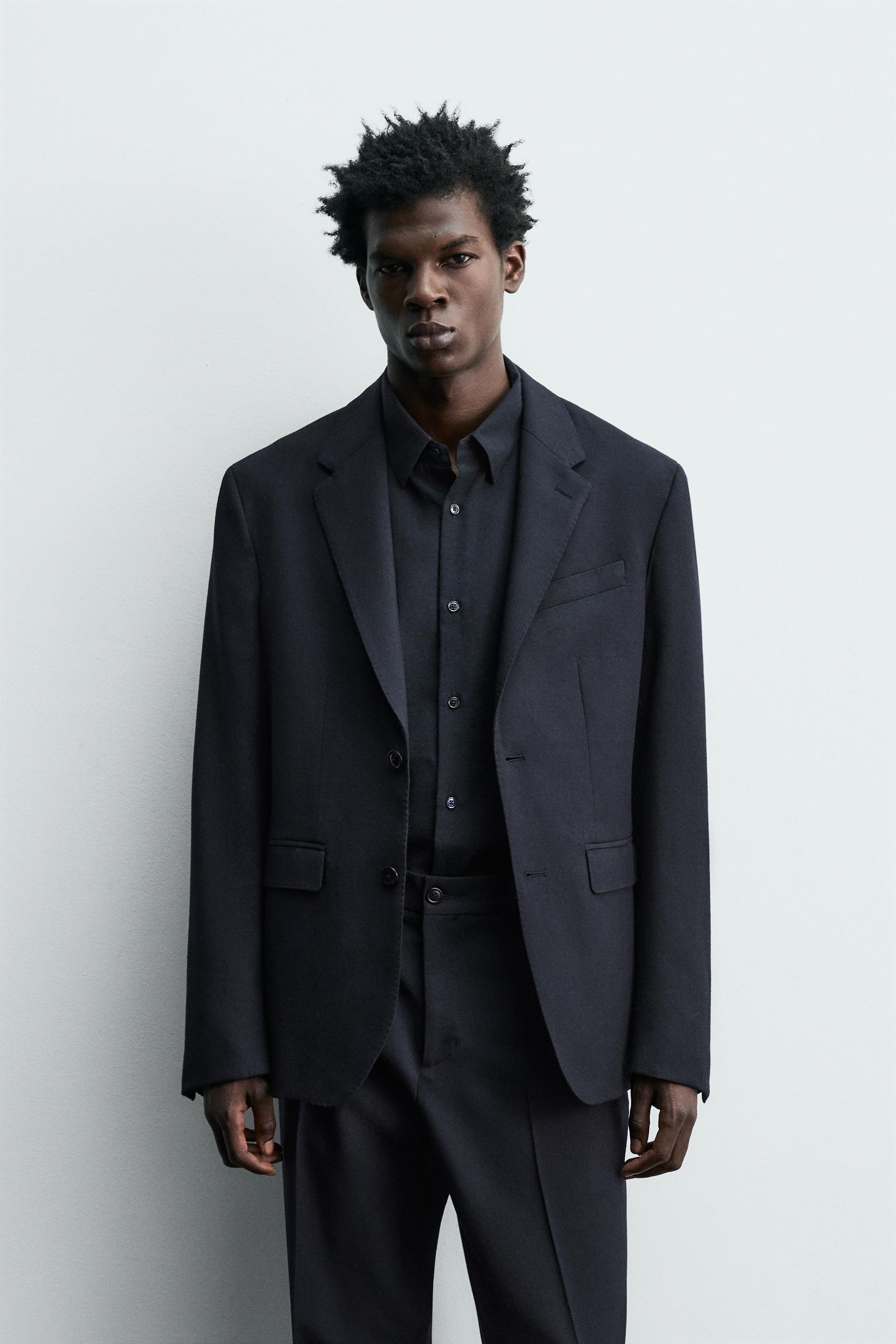 BLAZER DE COSTUME 100% LAINE